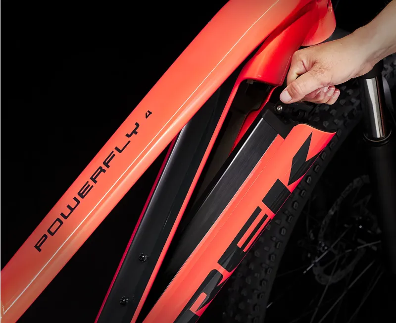 Trek Powerfly 4 625w Gen 4 Electric Mountain Bike 2024 in Living Coral and Grey-7